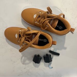 Heelys- size 1 new in box, tan
